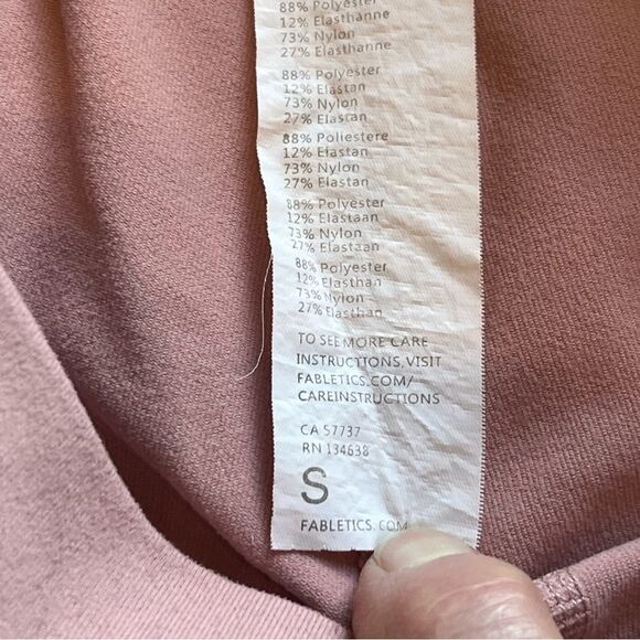 Fabletics Powerhold Women's Leggings Light Coral Size Small - Picture 6 of 7